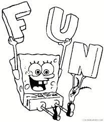 It was created by animator and artist stephen hillenburg and it's now broadcast around the world. Spongebob Squarepants Coloring Pages Fun With Plankton Coloring4free Coloring4free Com