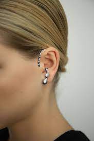 Flux Vermeil Ear Cuff Right Ear Cuff Gold Ear Cuff Ear Jewelry