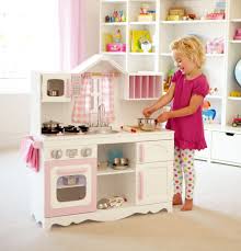 modern country wooden play kitchen by