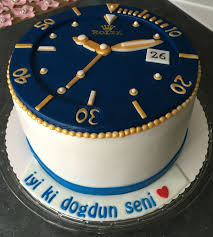 Rolex Cake Clock Cake Rolex Pastasi Cake Decorating With Fondant Patisserie Cake Novelty Cakes
