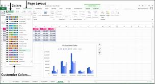 excel custom chart style excel charts chart styles