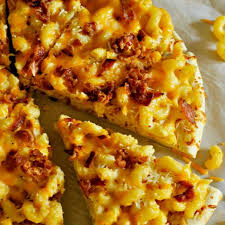 Bacon Mac And Cheese Pizza Recipe Yummly Recipe Bacon Mac And Cheese Mac And Cheese Pizza Cheese Pizza Recipe