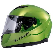 Details About Ls2 Stream Ff328 Fallout Motorcycle Helmet Green Chrome