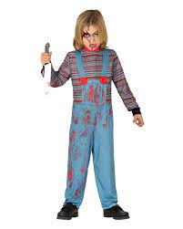 Chucky stellt die mörderpuppe aus dem gleichnamigen horrorfilm dar. Bose Morderpuppe Kinder Kostum Fur Halloween Horror Shop Com