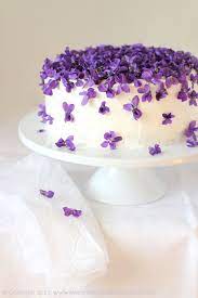 Every Cake You Bake Tort Fiolkowy Violet Cakes Cake Flower Cake