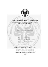 Frasa menarik untuk karangan no. Penggunaan Farasa Dalam Karangan Narasi Pada Siswa Kelas X Sma Negeri 4 Tangerang Selatan