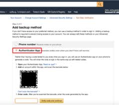 When you install an authenticator app, make sure that you follow its instructions carefully. Amazon Authy