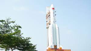 The 2 sigma uncertainty window currently spans 1087 minutes. Carrier Rocket China S Space Station Core Module Reach Launch Site Cgtn