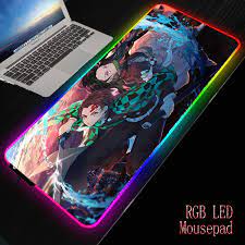Here are the best rgb mouse pads out there. Mrgbest Rgb Led Large Mouse Pad Anime Demon Slayer Kimetsu No Yaiba Usb Wired Mouse Pad Mice Mats 7 Colors For Pc Gamer Mouse Pads Aliexpress