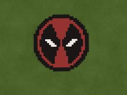 Deadpool Pixel Art Pixel Art Art Minecraft Pixel Art