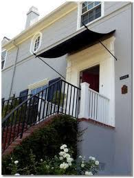 Spear Awning House Awnings Wrought Iron Front Door Front Door Awning