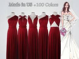 Red Bridesmaid Dresses Wine Red Dress Bridesmaid Gown Long Bridesmaid Dress Infinity Long Infinity Dress Bridesmaid Convertible Wrap Dress Red Bridesmaid Dresses Wine Red Dress Infinity Dress Bridesmaid