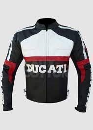 Ducati Corse Motorcycle Black And White Leather Jacket Sale White Leather Jacket Leather Jacket Men Style Jackets