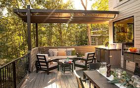 For the most part, trex products will only require cleaning with soap and water. Pergola Trex