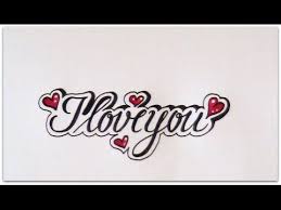 How To Write Cursive Fancy Letters I Love You Easy Version Youtube Lettering Alphabet Creative Lettering Fancy Letters