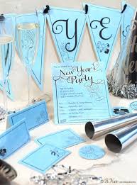 Free New Year S Party Printables From B Nute Productions Printable Party Decorations New Years Party Party Printables