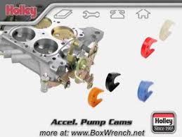 carburetor accellerator pump cams video holley carb dvd