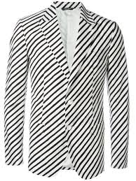 Black And White Striped Blazer Mens Designer Men S Blazers Striped Blazer Blazer Blazer Designs
