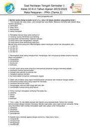 Soal pilihan ganda uas kelas 6 tema 1 dan kunci jawaban. Soal Uts Bahasa Jawa Kelas 6 Semester 1 Juragan Les Cara Golden