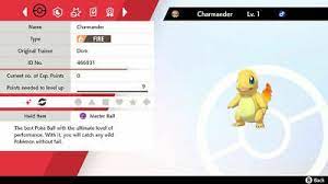 How to get mystery gift pichu: Pokemon Sword And Shield Shiny Charmander 6iv 100 Proper Timid Ebay