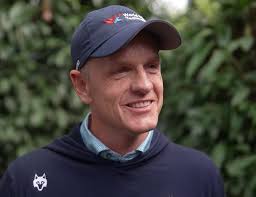 Charlie Woods finds it tough going