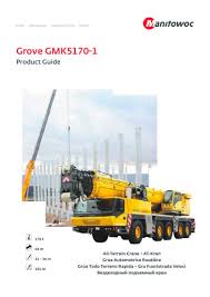 Gmk5170 Manitowoc Cranes Pdf Catalogs Technical