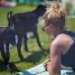 Goat Yoga at Black Star Farms
