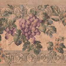 We also have discount pricing, fast shipping and great customer service. Purple Grape Vines On Ancient Wall Vintage Wide Wallpaper Border Retro Design Roll 15 X 10 Amazon Com