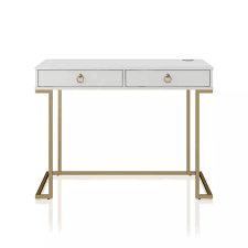Camila Writing Desk Cosmoliving By Cosmopolitan In 2020 Writing Desk White Desks Desk