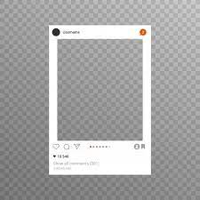 Instagram Photo Frame Inspired For Frien Premium Vector Freepik Vector Frame Business In 2021 Instagram Photo Frame Photo Frame Design Instagram Editing Apps