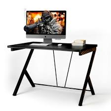 The best office desks reviewed here have amazing features to use such as drop down trays for your keyboard and fits into a corner. Costway Gaming Desk Computer Desk Pc Laptop Table Workstation Home Office Ergonomic New Best Buy Canada