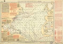 Pilot Chart Of The North Atlantic Ocean June 1923 Issue Of