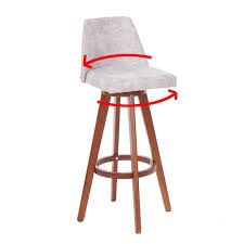 Höhenverstellbarer & drehbarer barstuhl hearty ✓ ohne zusätzliche kosten für die lieferung ✓ einfach und schnell auf höhenverstellbarer & drehbarer barstuhl mit kunstleder & edelstahl hearty. Barhocker Hwc C43 Barstuhl Tresenhocker Holz Textil Drehbar Vintage Hellgrau Helle Beine