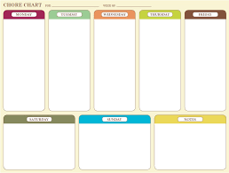 12 Free Sample Family Chore List Templates Printable Samples
