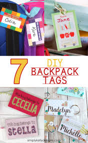 7 Easy Diy Backpack Tags Luggage Tags Diy Backpack Tags Diy Name Tags
