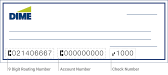 An aba routing number will only be issued to a federal or state chartered financial institution which is eligible to maintain an account at a federal reserve bank. Routing Swift Numbers Dime
