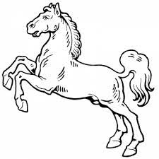 coloriage gratuit d un joli cheval blanc horse clip art farm animal coloring pages berger