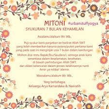 Posts about ucapan 7 bulanan written by riza almanfaluthi. Jual Kartu Acara Mitoni 7 Bulanan 4 Bulanan Baby Shower Kartu Souvenir Ucapan Terima Kasih Di Lapak Urban Stuff Bukalapak