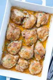 Boneless and skinless chicken thighs are a form of protein that can be cooked in any number of ways. Easy Baked Chicken Thighs Valentina S Corner