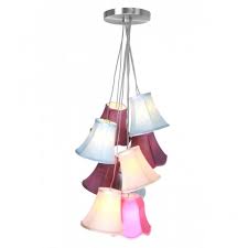 Ceiling lamp shade with a neutral color. Multiple Lamp Shade Ceiling Light Swasstech