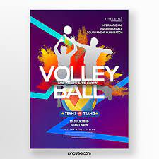Ingin mengetahui teori dasar permainan bola voli? Modern Fashion Color Cartoon Volleyball Tour Theme Promotion Poster Template Download On Pngtree