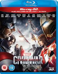 Civil war, the avengers have split into two factions,led by steve rogers/captain america (#teamcap) and tony stark/iron man (#teamironman). Captain America Civil War Blu Ray 3d Free Shipping Over 20 Hmv Store