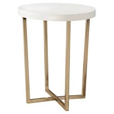Threshold Round Accent Table White And Gold Round Accent Table Accent Table Gold Accent Table