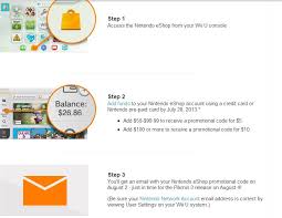Once the swap has been completed, the swap amount will be removed from your physical gift card. Nintendo Giving Out Wii U Eshop Credit Woohoo Pikmin 3 The Wonderful 101 Rayman Legends