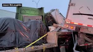 #breakingnewsa massive one hundred and thirty three car pileup on interstate 35 west in fort worth on thursday morning. Raw Video Pileup Involving More Than 100 Cars Trucks Traps Drivers Shuts Down Interstate 35w In Fort Worth