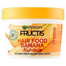 The hair mask repairs damaged hair and also, it contributes to restoring the natural shine of your hair. Garnier Fructis Hair Food Banana Nourishing Hair Mask 3 In 1 Vegan Formula Dry Hair 390ml Amazon De Beauty