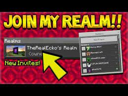 Mojang has randomly distributed 100 minecraft realms servers to 100 minecraft users. Join My Mcpe Realms Server Minecraft Pocket Edition Realm Server Mcpe Realms Youtube