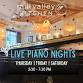 LIVE MUSIC – Piano Nights | Mill Valley Kitchen