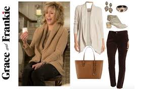 Grace And Frankie Wardrobe Grace Frankie Jane Fonda S Wardrobe Shop Grace Frankie Shop The Show Gra Grace Clothing Smart Casual Style Frankie Clothing
