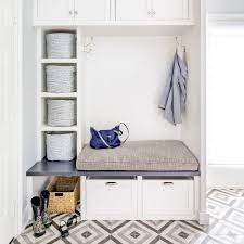 Depending on your needs, you can attach hooks, shelves, and storage bins. 15 Mudroom Bench Ideas
